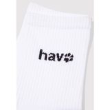 Mavi Hav Baskılı Beyaz Soket Çorap 1913653-620 - Beyaz-620