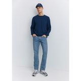 Mavi Hunter 90LAR Puslu Vintage Açık Mavi Jean Pantolon Erkek Normal Bel Denim Kumaş 0020289268 - Koyu Mavi - 34 - 30