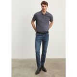 Mavi Jake Lux Black Vintage Indıgo Mavi Jean Pantolon 36/30 Erkek Denim Dar Paça Günlük Stil - 36 / 30