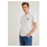 Mavi Jeans Baskılı Beyaz Erkek T-Shirt M066841-620