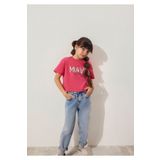 Mavi Jeans Baskılı Pembe Tişört Loose Fit / Bol Rahat Kesim -71111 7610286
