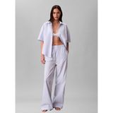 Mavi Kadın Çizgili Pijama Üst RELAXED POPLIN SS SHIRT