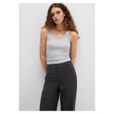Mavi Kadın Gri Body, Fitted Kesim, Kolsuz, XL Beden