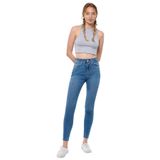 MAVİ Kadın Jean Pantolon, Normal Bel, Lt Brushed Str, 26-27 Beden
