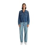 MAVİ Kadın Mid Blue Denim Oversize Jean Pantolon, L