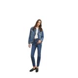 MAVİ Kadın Mom Jeans Pantolon, Mid Brushed Gold Shape, 29-27