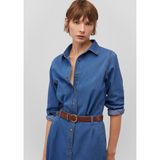MAVİ KADIN UZUN KOLLU GÖMLEK DARK INDIGO 1210959-85481 LACİVERT XS