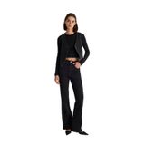 MAVİ Kadın Yüksek Bel Regular Jean Pantolon, Smoke Denim, 29-28