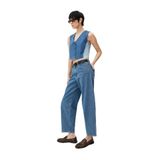 MAVİ Kadın Yüksek Bel Slim Fit Jean Pantolon, Mid Blue, 26-26