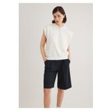 Mavi Kapüşonlu Kolsuz Ekru Sweatshirt 1s10311-70057