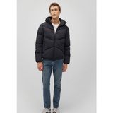 Mavi Kapüşonlu Siyah Şişme Mont Erkek Günlük Kullanım İçin Regular Fit 0110360-900 - Siyah-900