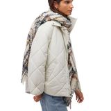 Mavi Kareli Ekru Atkı 198945-34523 Bej-34523 One Size