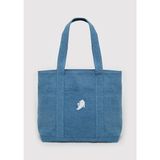 Mavi Kedi Nakışlı Denim Omuz Çantası 1913937-10241 - Lacivert