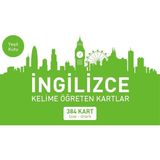 Mavi Kelebek Yayınları Ingilizce Kelime Öğreten Kartlar Yeşil Kutu (Love-Shark) ingilizce Dil Kartları