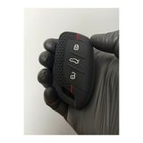 Mavi Keys Mg Hs Zs 3 Düğmelı Petek Desenli Anahtar Kumanda Koruma Kılıfı Kırmızı