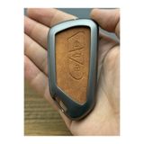 Mavi Keys Volkswagen Golf 8 Smart Uyumlu 3 Düğmeli Deri Metal Anahtar Kumanda Koruma Kılıfı Kahverengi