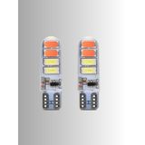Mavi Kırmızı Çakarlı T10 Led Ampül 2adet