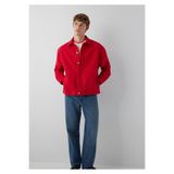 Mavi Kırmızı Kanvas İnce Ceket Oversize / Geniş Kesim 0212131-70390