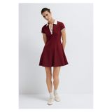 Mavi Kırmızı Mini Elbise 1310903-85633