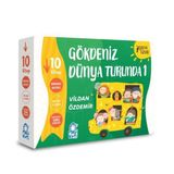 Mavi Kirpi Yayınları Gökdeniz Dünya Turunda 2. Sınıf Okuma Seti 1 (10 Kitap)