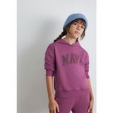 Mavi Kız Çocuk Pembe Logo Baskılı Sweatshirt 7S10147-70651 Truvakar Kol Orta Kalınlık Rahat Kalıp - Mor - 9 - 10 Yaş