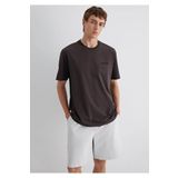 Mavi Koyu Kahve Erkek T-shirt M0612733-70219