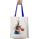 Mavi Kulplu Basketbol Golden State Yıkanabilir Omuz Çanta
