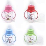 Mavi Kulplu Cam Biberon 125 ml BT080-C, Sağlıklı ve Şık Tasarım - Ahşap - Ceviz