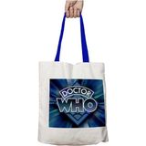 Mavi Kulplu Doctor Who Dizi Yıkanabilir Omuz Çanta