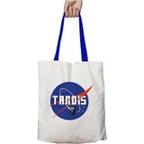 Mavi Kulplu Doctor Who Tardis Logo Yıkanabilir Omuz Çanta