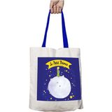 Mavi Kulplu Le Petit Prince Küçük Prens Yıkanabilir Omuz Çanta