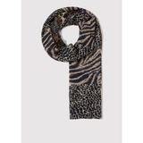 Mavi Leopar Desenli Şal 1913490-900 - Siyah