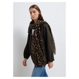 Mavi Leopar Desenli Şal 1913851-900
