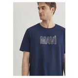 Mavi Logo Baskılı Lacivert Erkek T-Shirt M066842-70758
