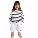 Mavi Logo Baskılı Siyah Çizgili Sweatshirt 7S10038-900 Siyah-900 4-5