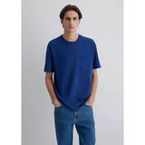 Mavi Loose Cep Detaylı Saks Erkek T-Shirt M066248-70722 - XL