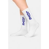 Mavi Love Yazılı Tenis Çorap