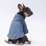 Mavi Luss Kedi Köpek Gömleği - Kedi Köpek Kıyafeti (Medium)