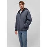 Mavı M0110354-80776 Koyu Denız Mavı Erkek Regular Kapusonlu Mont - Mavi - 2XL