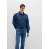 Mavı M0210496-90767 Roy Dark Indıgo Lux Black Erkek Dar Kesım Denım Gomlek