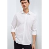 Mavi M0212011-620 Mühür Logo Çizgili Gömlek Regular Fit Erkek Gömlek - Beyaz - S