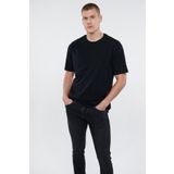 Mavi M0610100-900 Bisiklet Yaka Baskılı Siyah Erkek T-Shirt
