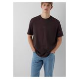 Mavi M0613102 Baskılı T-Shirt Erkek Tişort KAHVERENGİ