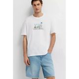Mavi M0613350 Star Wars Baskılı Beyaz Tişört Erkek T-Shirt
