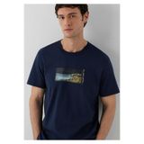 Mavi M0613520 Baskılı T-Shirt Erkek Tişort LACİVERT