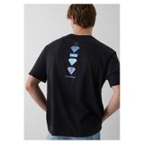 Mavi M0613572 Süperman Baskılı T-Shirt Erkek Tişort SİYAH