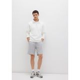 Mavi M066935-35010 Normal Bel Slim Fit Düz Açık Gri Erkek Şort
