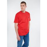 Mavi M067074-70471 Bisiklet Yaka Loose Fit Düz Kırmızı Erkek T-shirt
