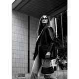 Mavi M1110494-900 Kadın Pu Blazer Ceket - Siyah