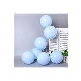 Mavi Makaron Pastel Renk Mat Balon 30 adet